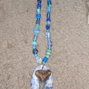 Custom lampwork amulet